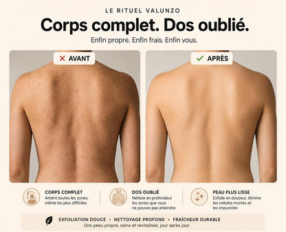 La Serviette Exfoliante Valunzo – Peau douce & douche complète