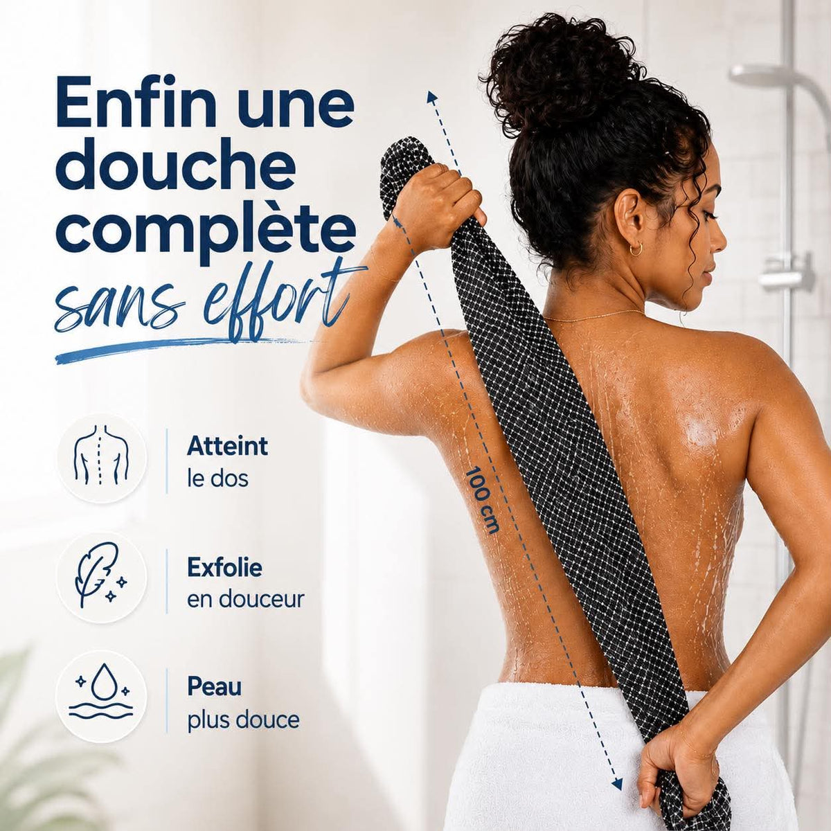 OFFRE DUO : 2 Serviettes Exfoliantes Valunzo — Le dos enfin propre